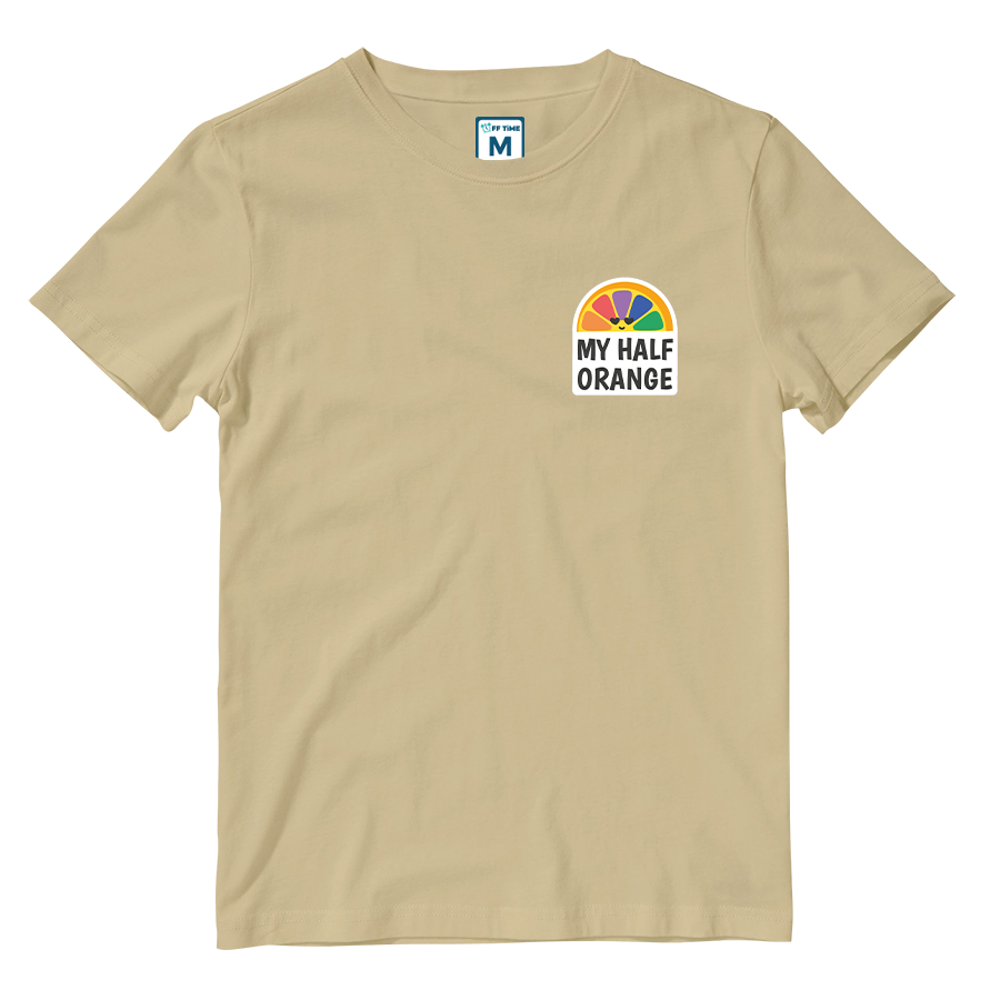 Cotton Shirt: My Half Orange