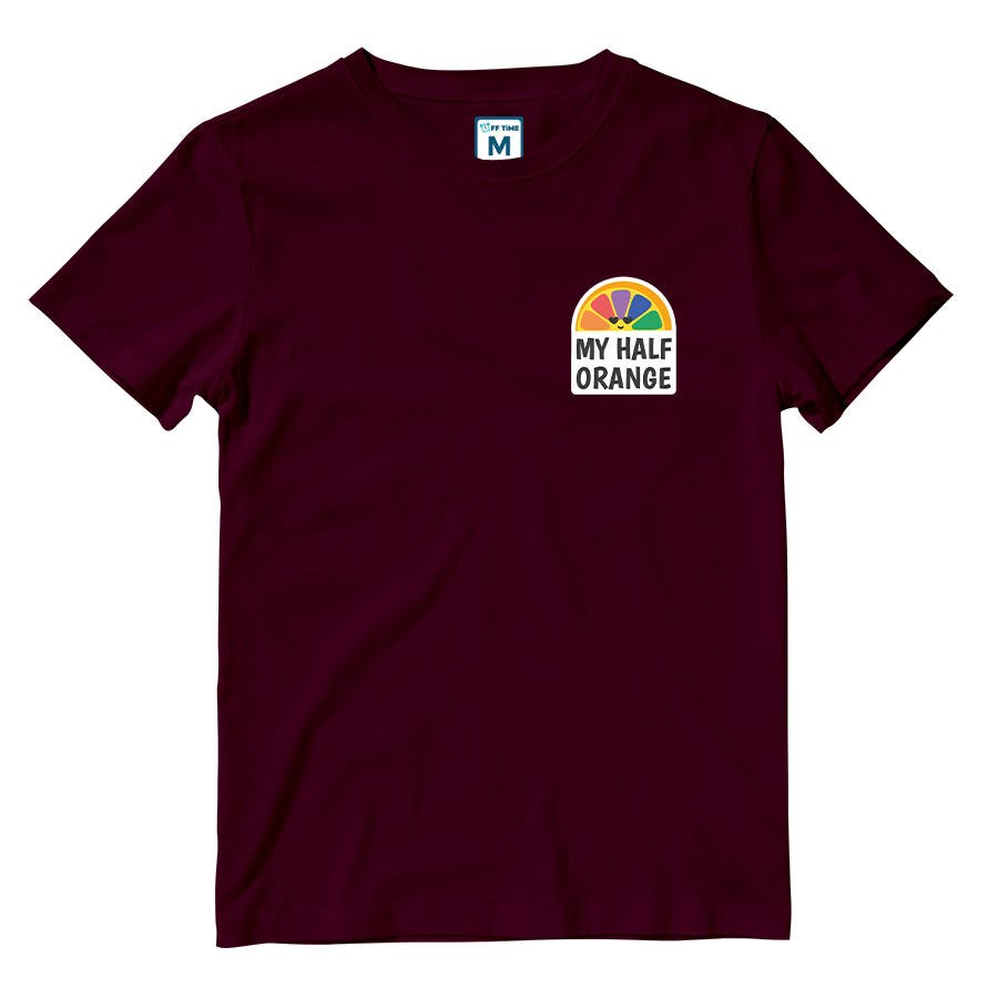 Cotton Shirt: My Half Orange