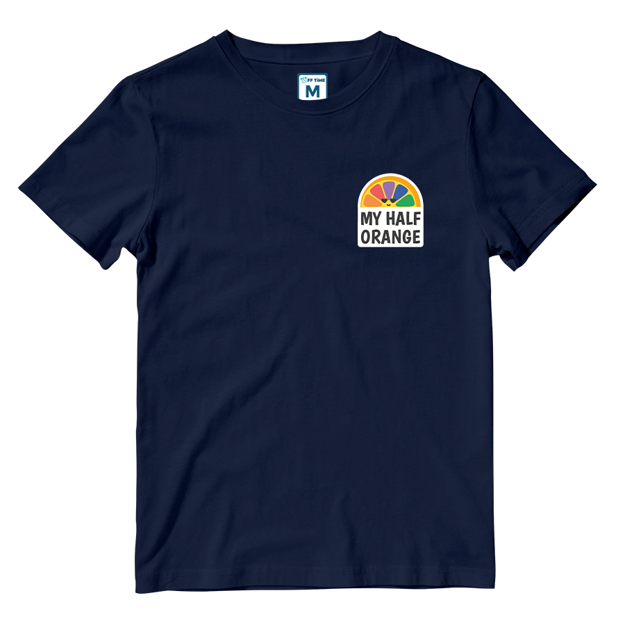 Cotton Shirt: My Half Orange