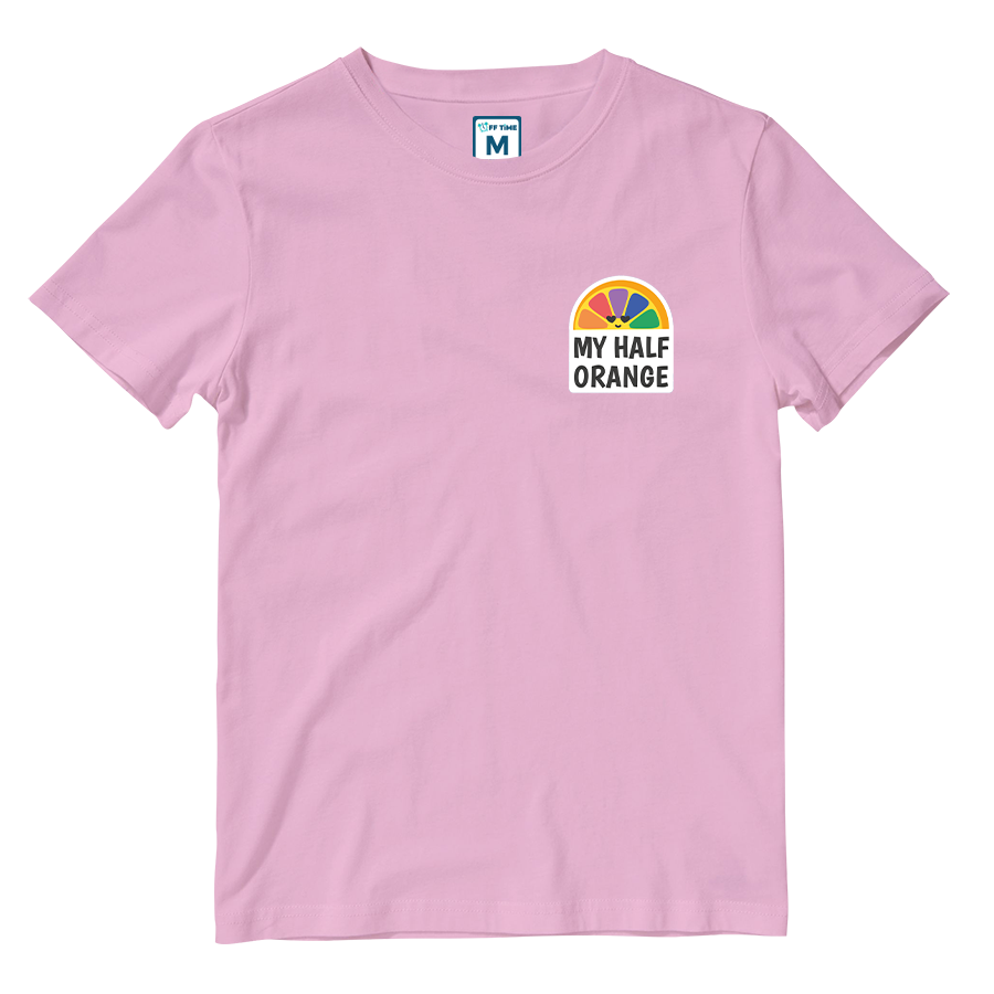 Cotton Shirt: My Half Orange