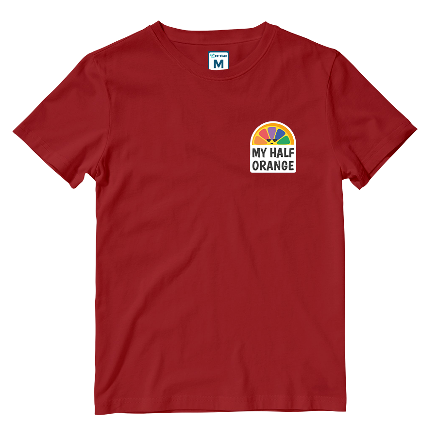 Cotton Shirt: My Half Orange
