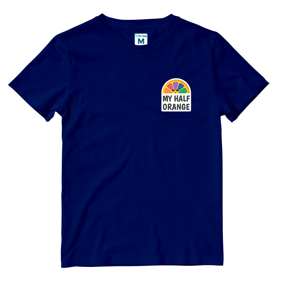 Cotton Shirt: My Half Orange