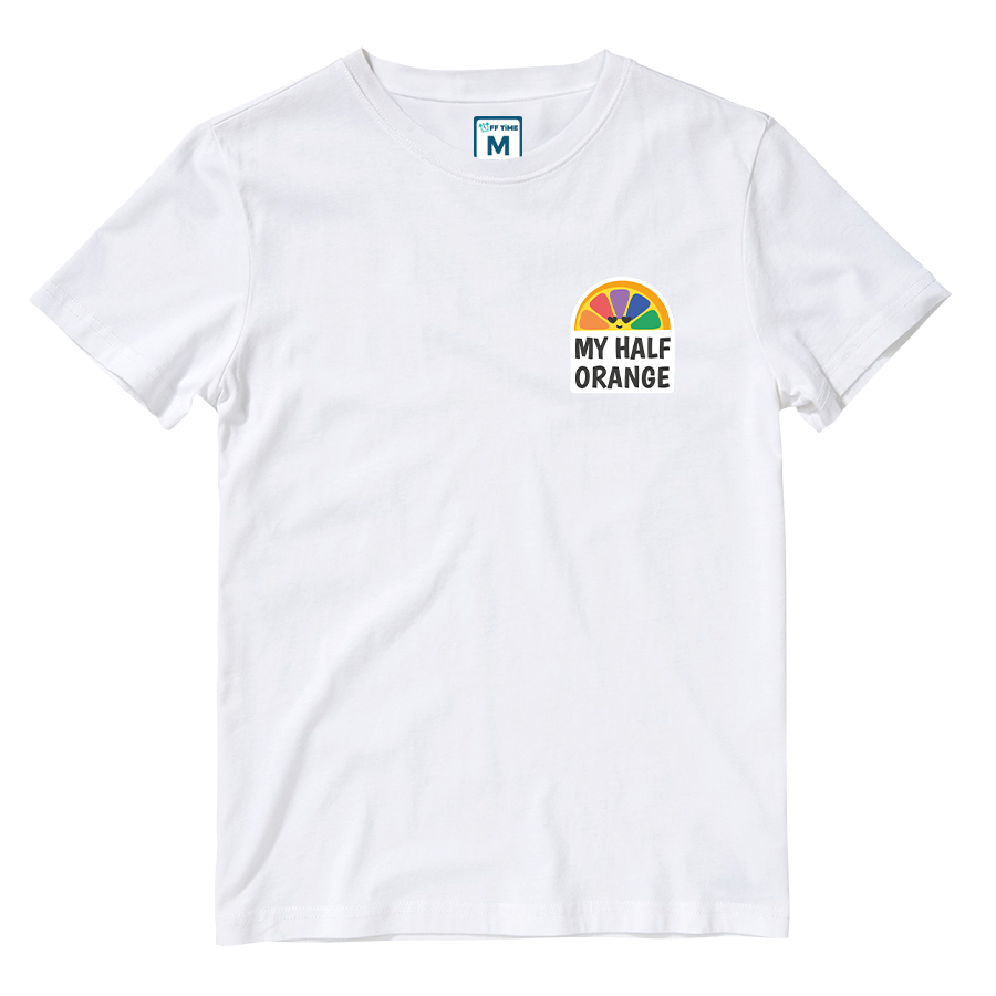 Cotton Shirt: My Half Orange