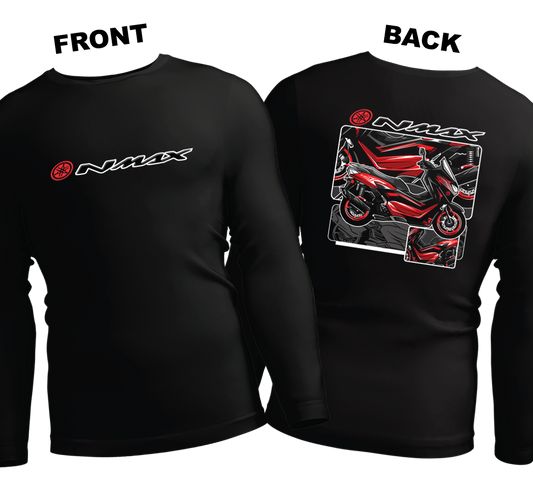 Long Sleeve Drifit Shirt: NMax (Front and Back)