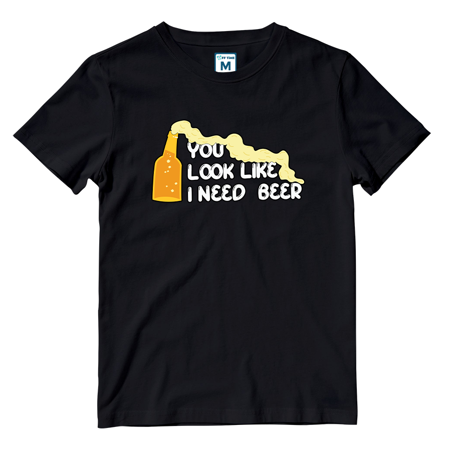 Cotton Shirt: Need Beer