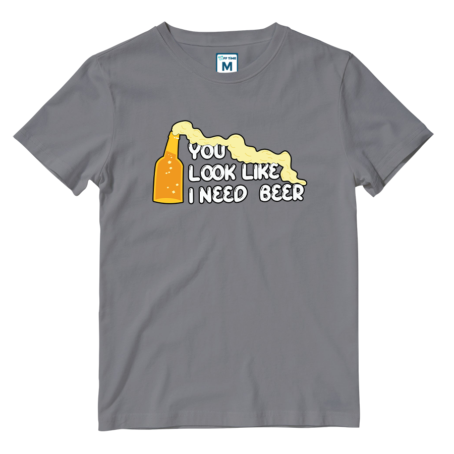 Cotton Shirt: Need Beer