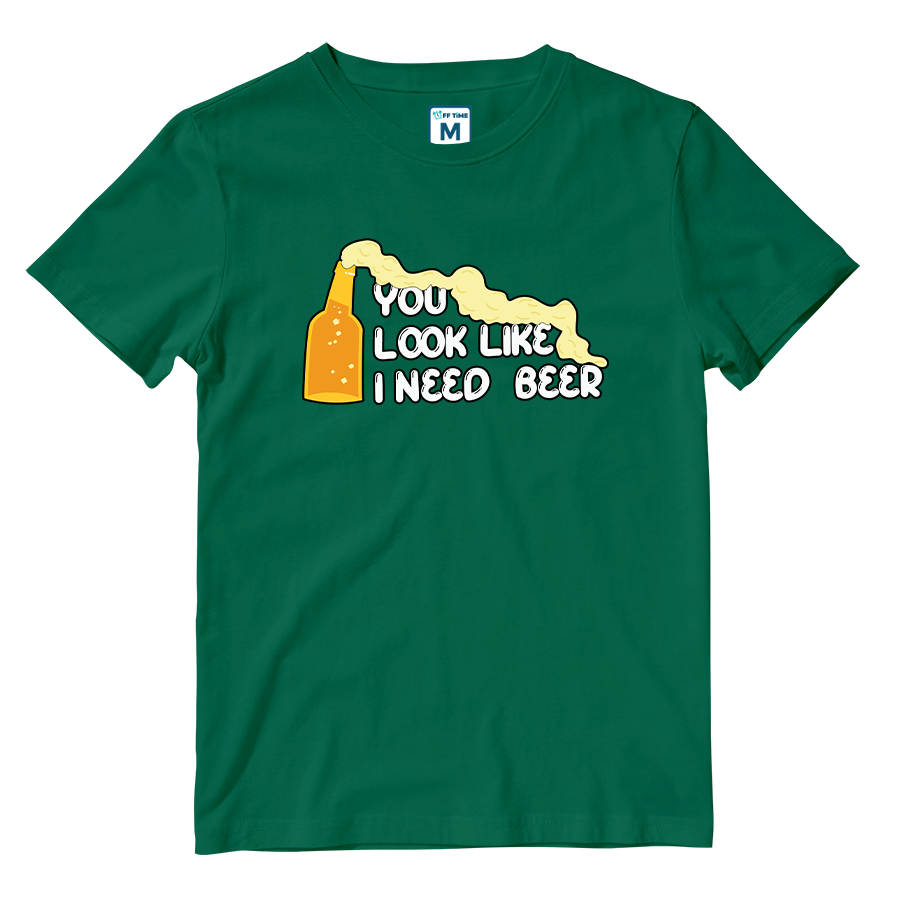 Cotton Shirt: Need Beer