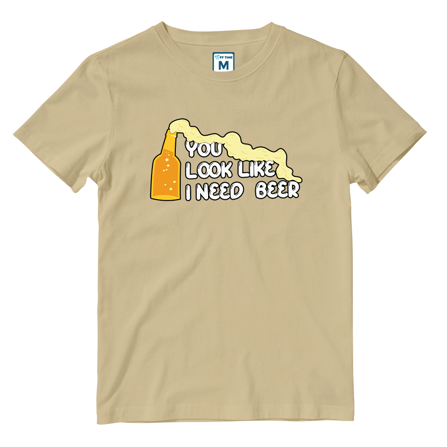 Cotton Shirt: Need Beer