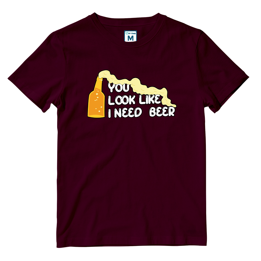 Cotton Shirt: Need Beer