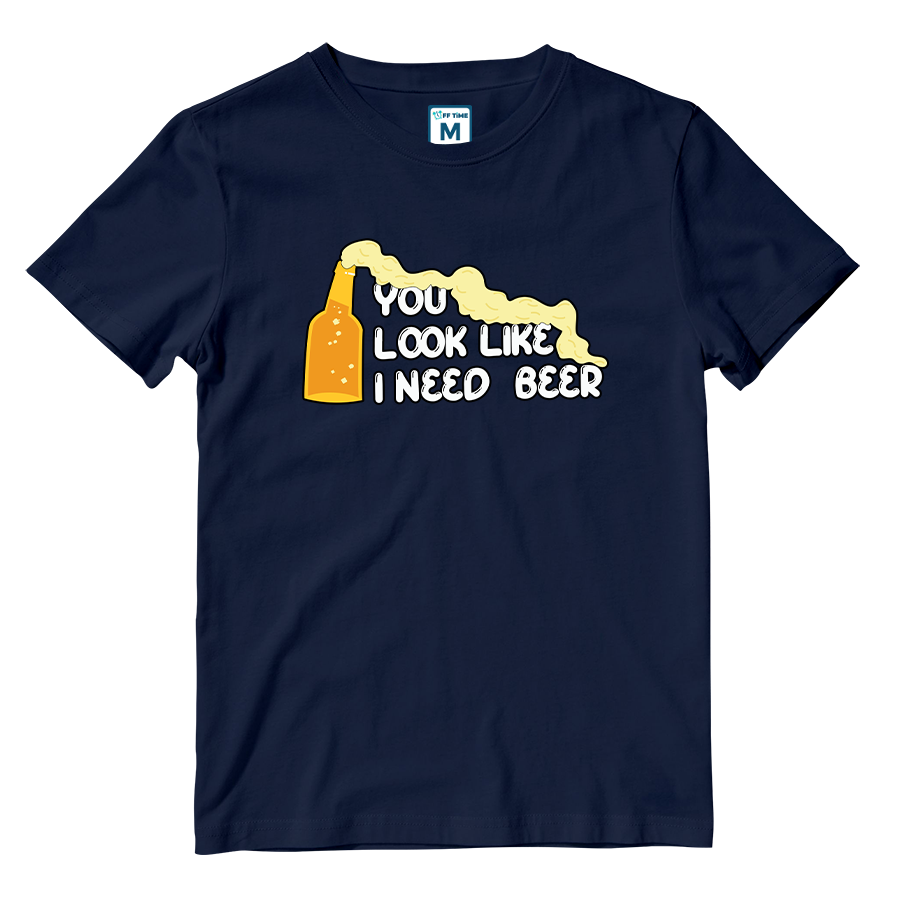 Cotton Shirt: Need Beer