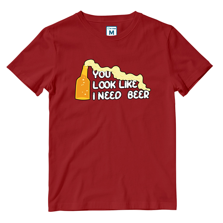 Cotton Shirt: Need Beer