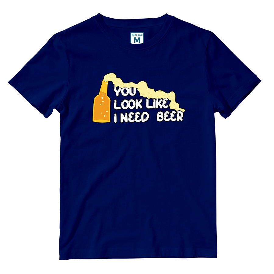 Cotton Shirt: Need Beer