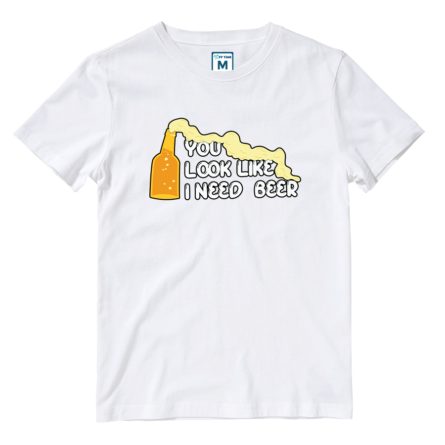 Cotton Shirt: Need Beer