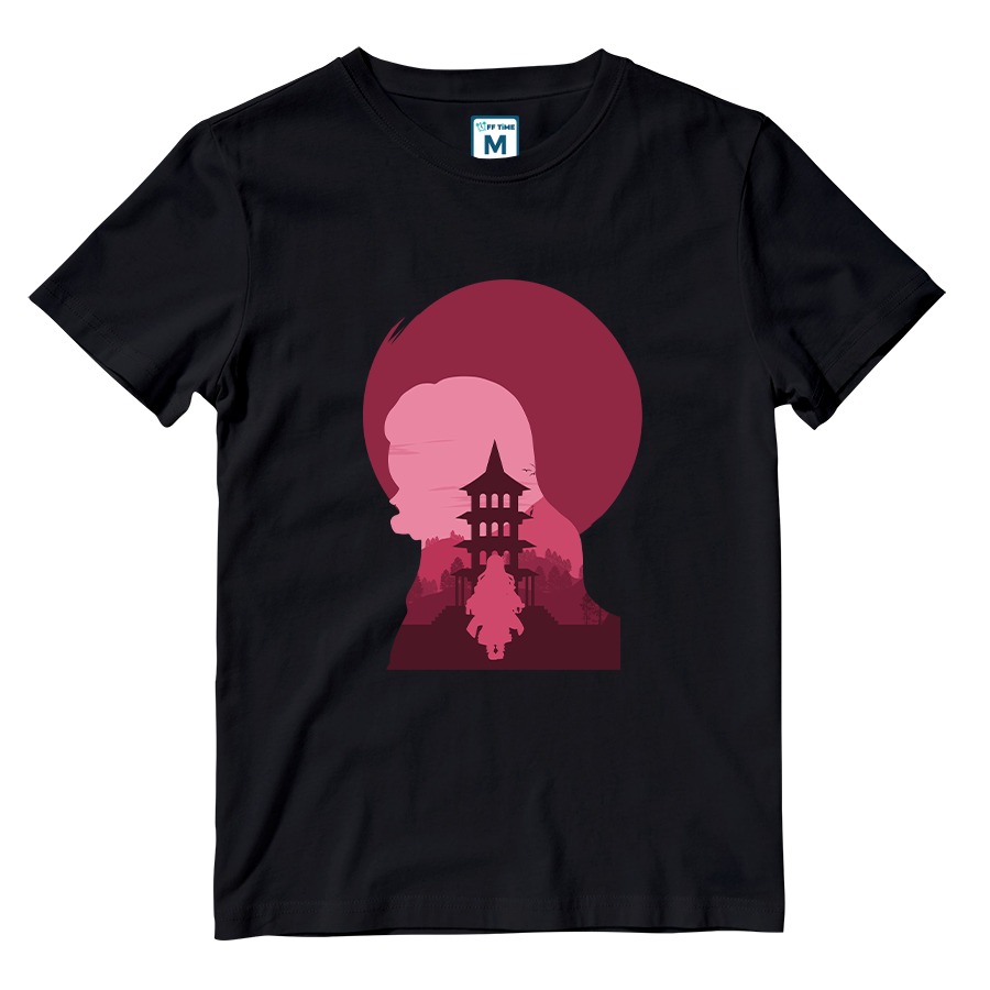 Cotton Shirt: Nezuko Silhouette