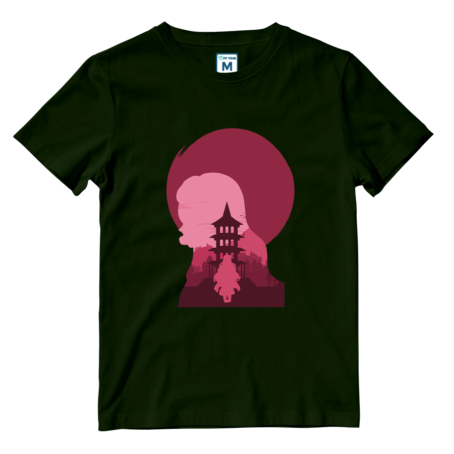 Cotton Shirt: Nezuko Silhouette