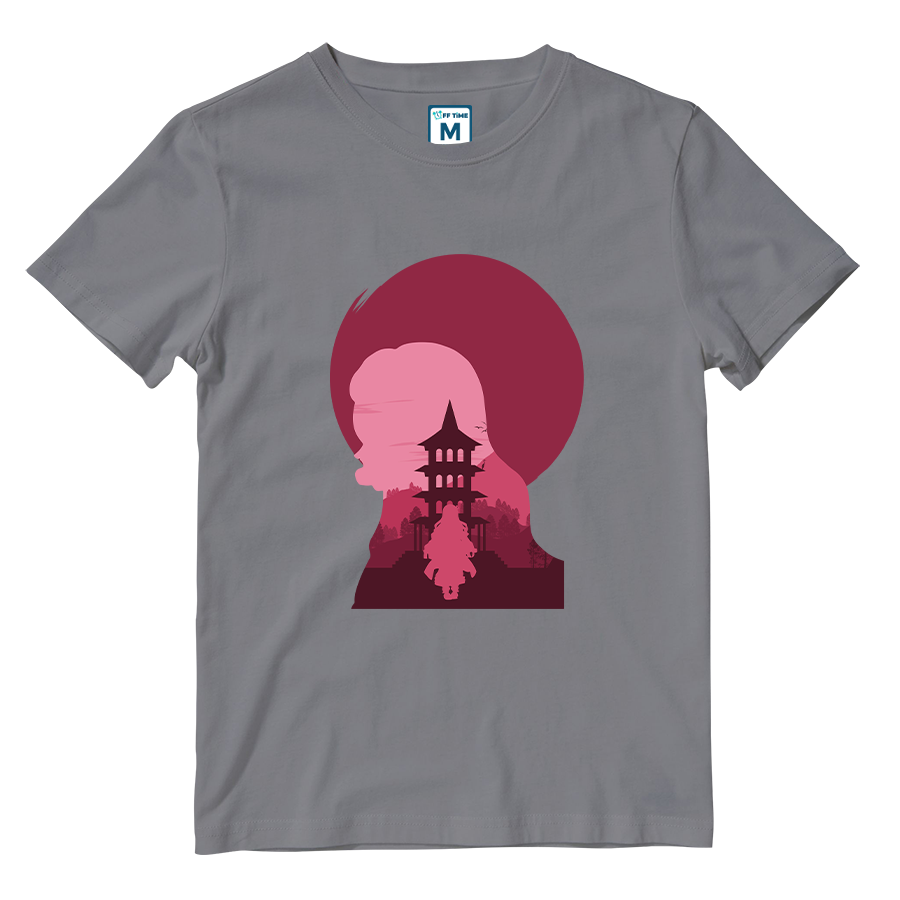 Cotton Shirt: Nezuko Silhouette