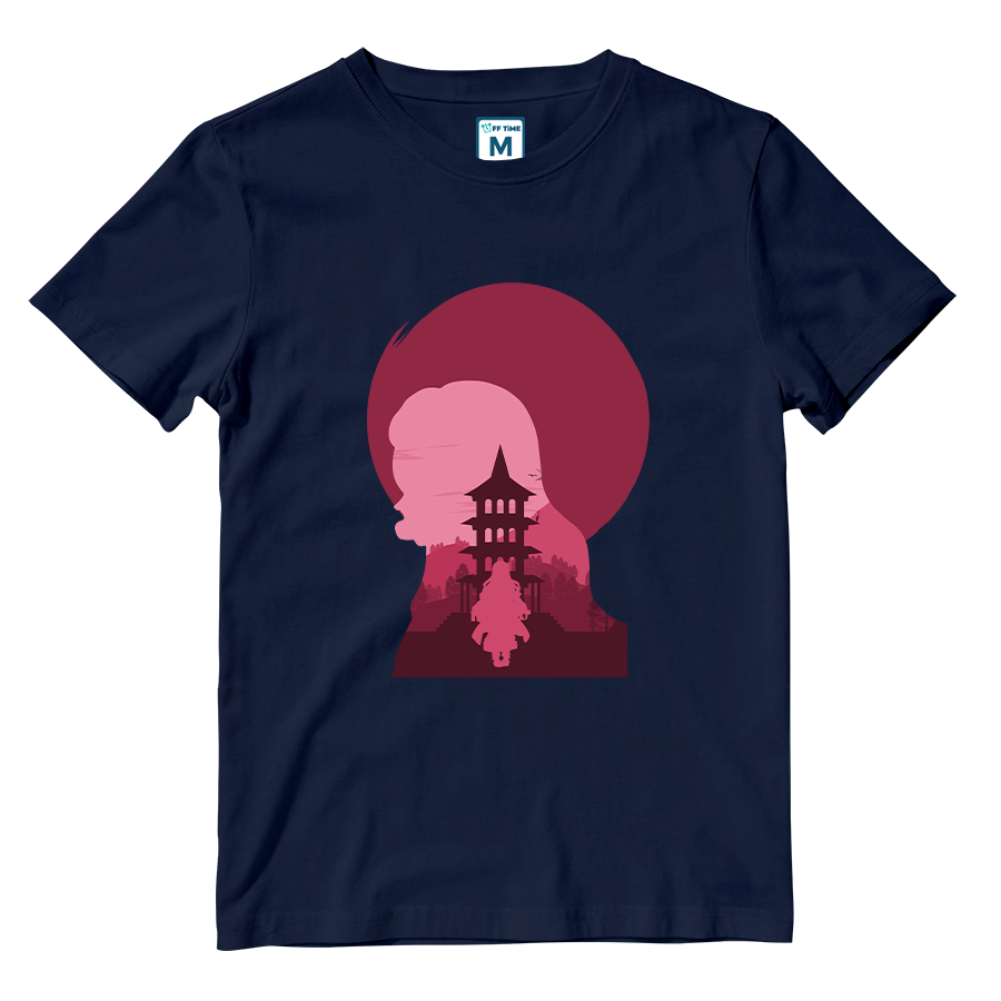 Cotton Shirt: Nezuko Silhouette