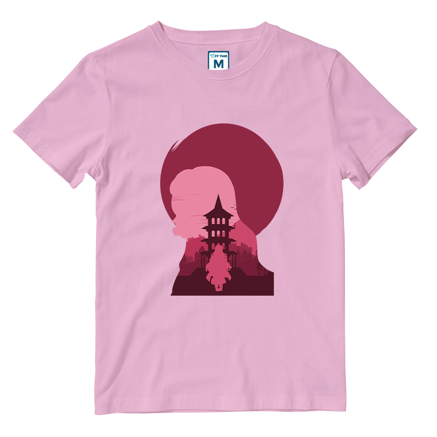Cotton Shirt: Nezuko Silhouette