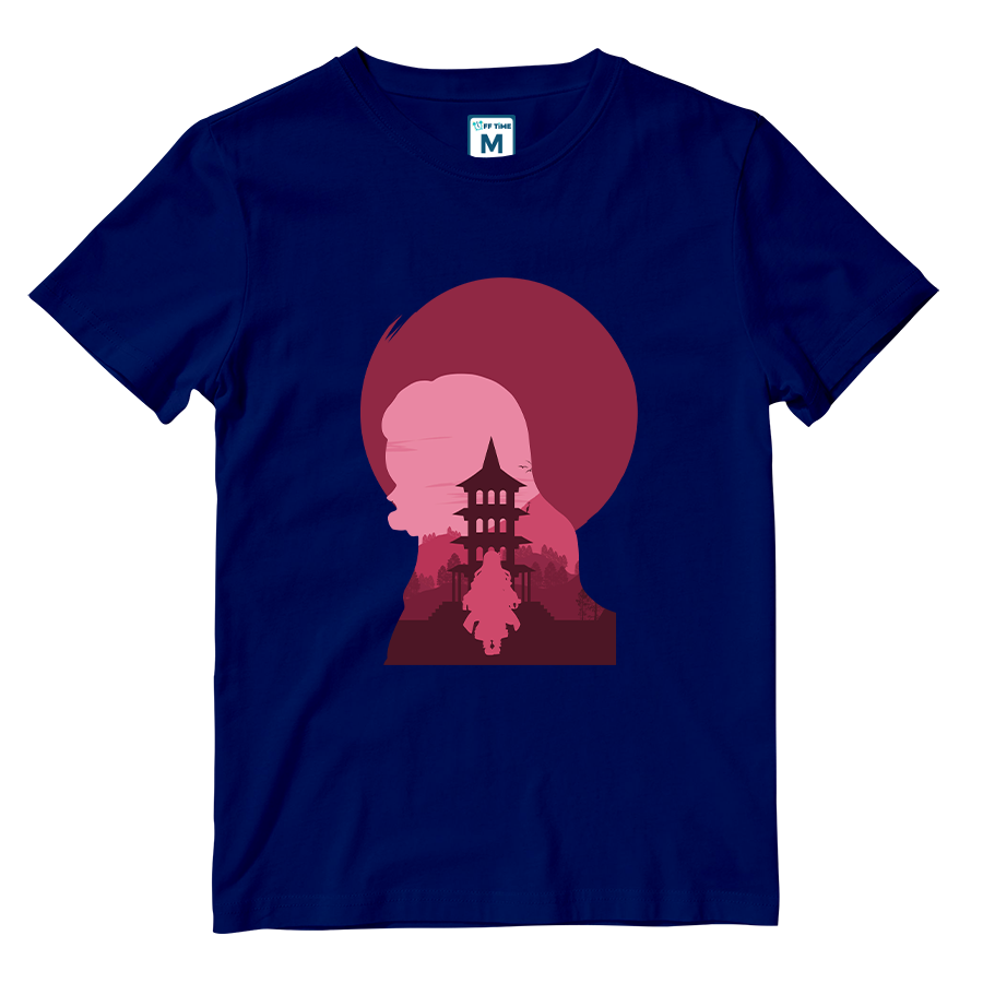 Cotton Shirt: Nezuko Silhouette