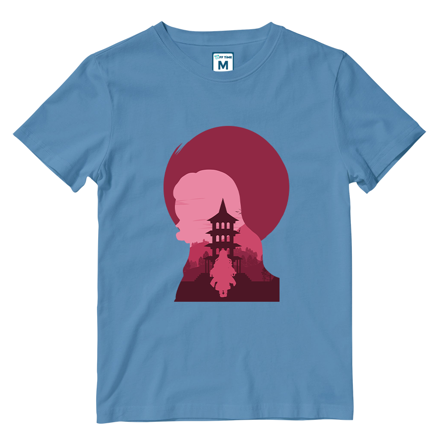 Cotton Shirt: Nezuko Silhouette