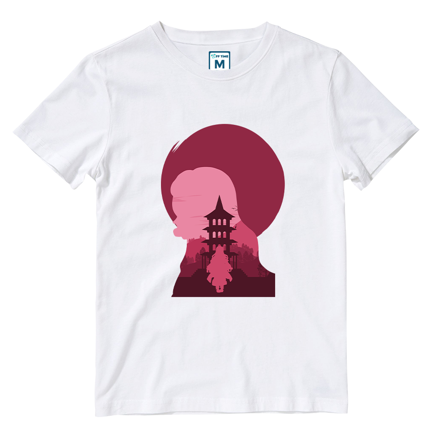 Cotton Shirt: Nezuko Silhouette