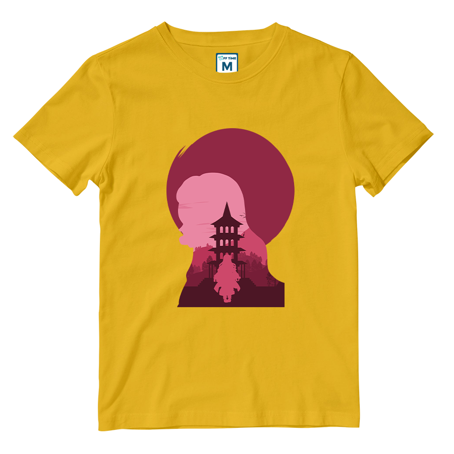 Cotton Shirt: Nezuko Silhouette