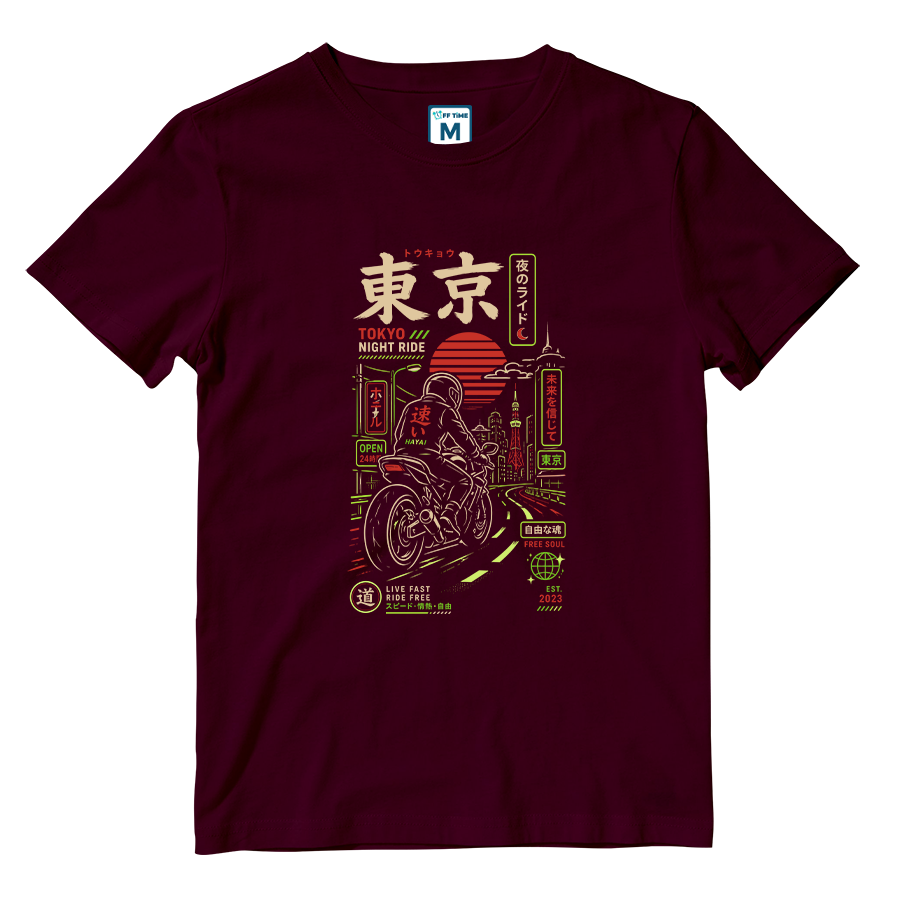 Cotton Shirt: Night Ride
