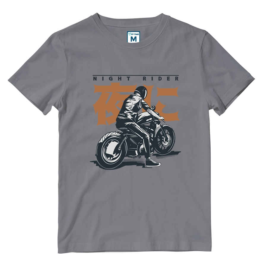 Cotton Shirt: Night Rider