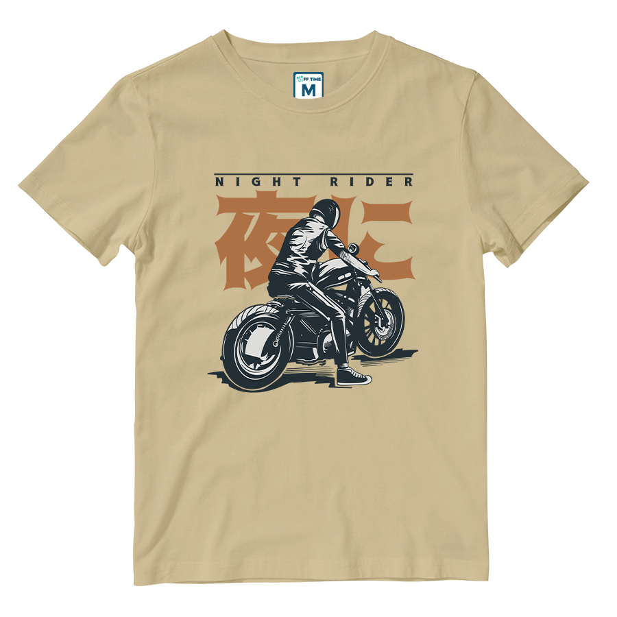 Cotton Shirt: Night Rider