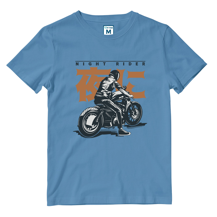 Cotton Shirt: Night Rider