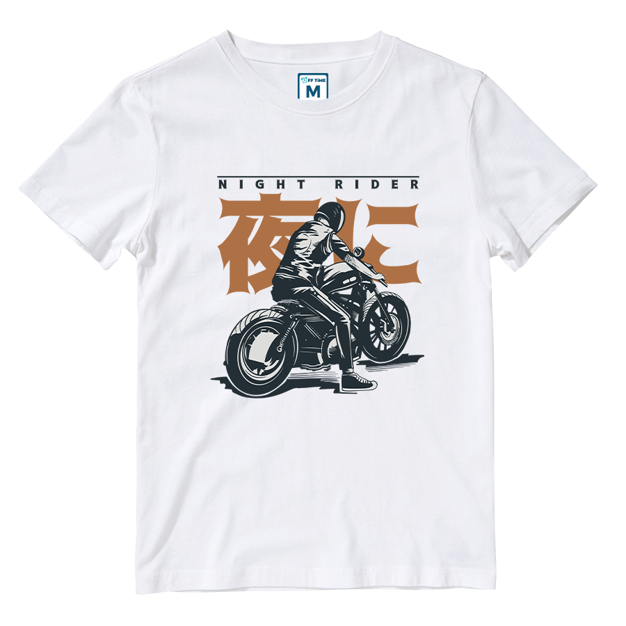 Cotton Shirt: Night Rider