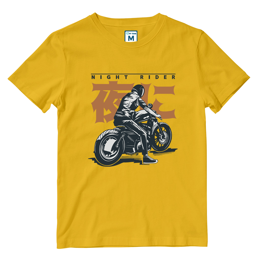 Cotton Shirt: Night Rider