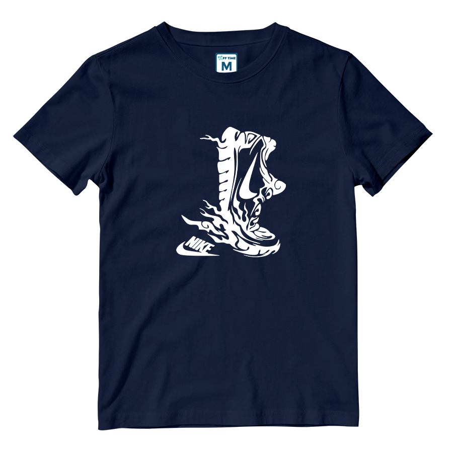 Cotton Shirt: Nike Running Shoes