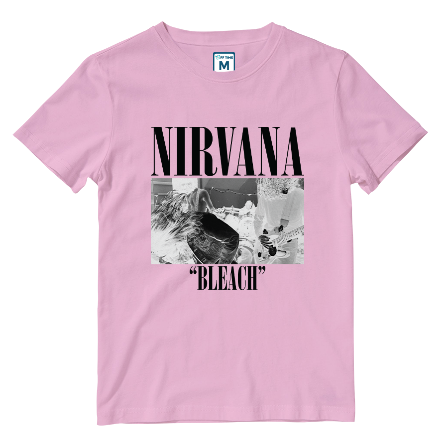 Cotton Shirt: Nirvana Bleach