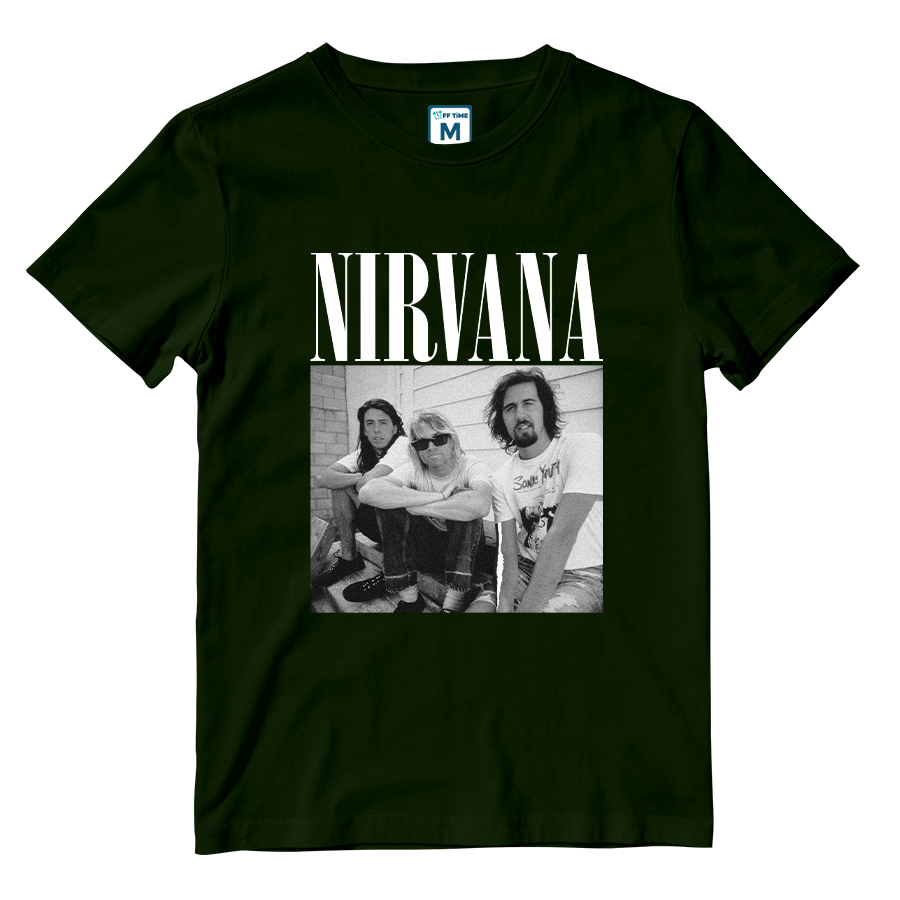 Cotton Shirt: Nirvana Monochrome