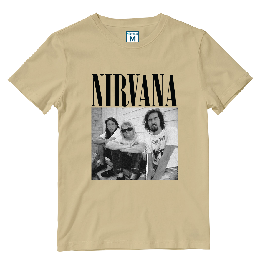 Cotton Shirt: Nirvana Monochrome