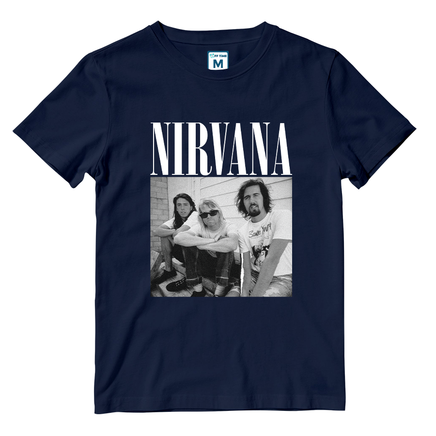 Cotton Shirt: Nirvana Monochrome