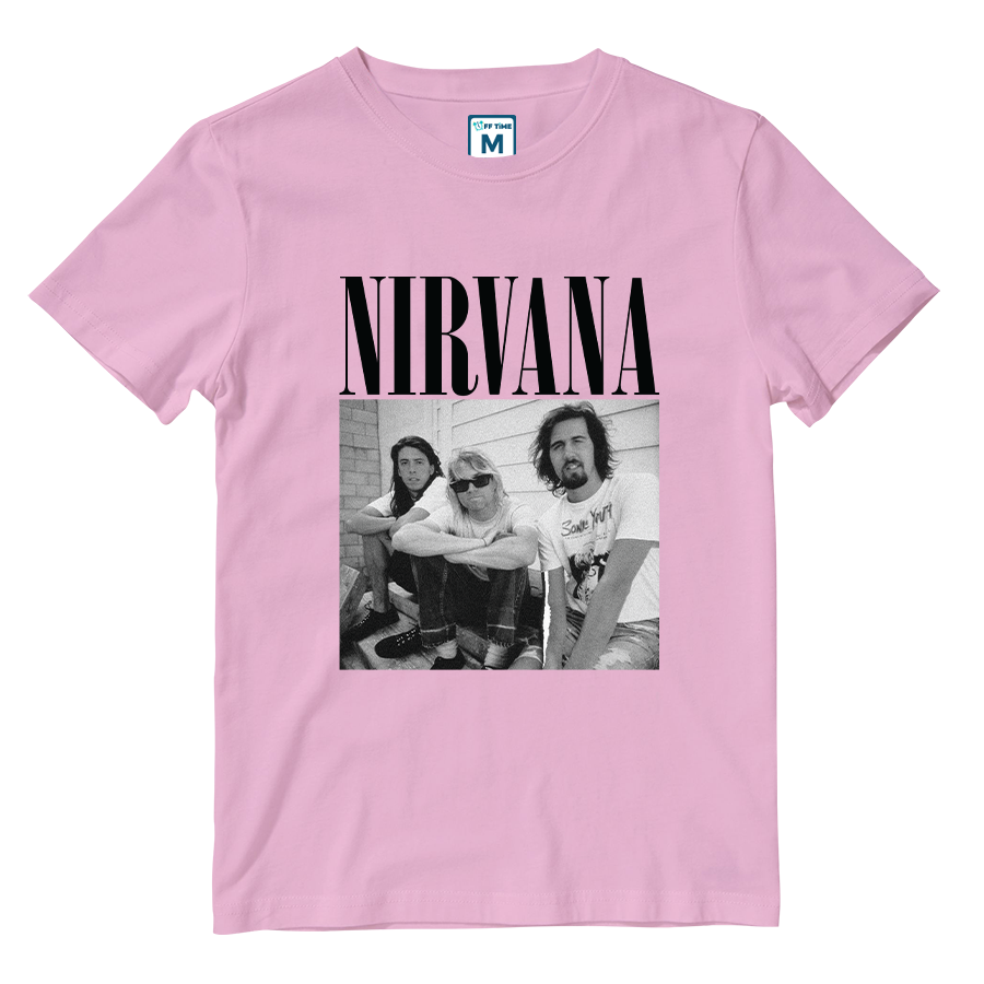 Cotton Shirt: Nirvana Monochrome