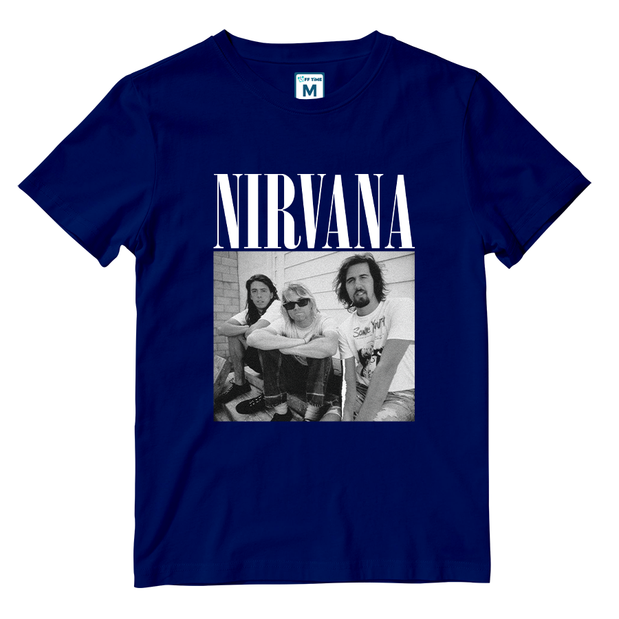 Cotton Shirt: Nirvana Monochrome