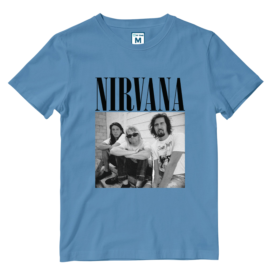 Cotton Shirt: Nirvana Monochrome