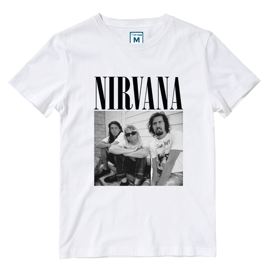 Cotton Shirt: Nirvana Monochrome
