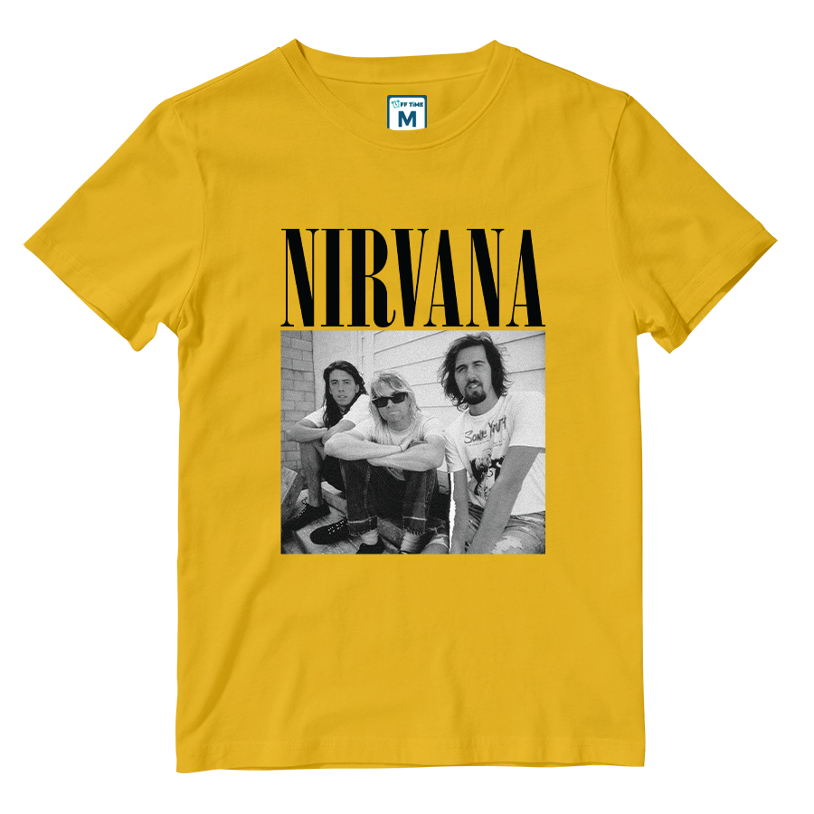 Cotton Shirt: Nirvana Monochrome