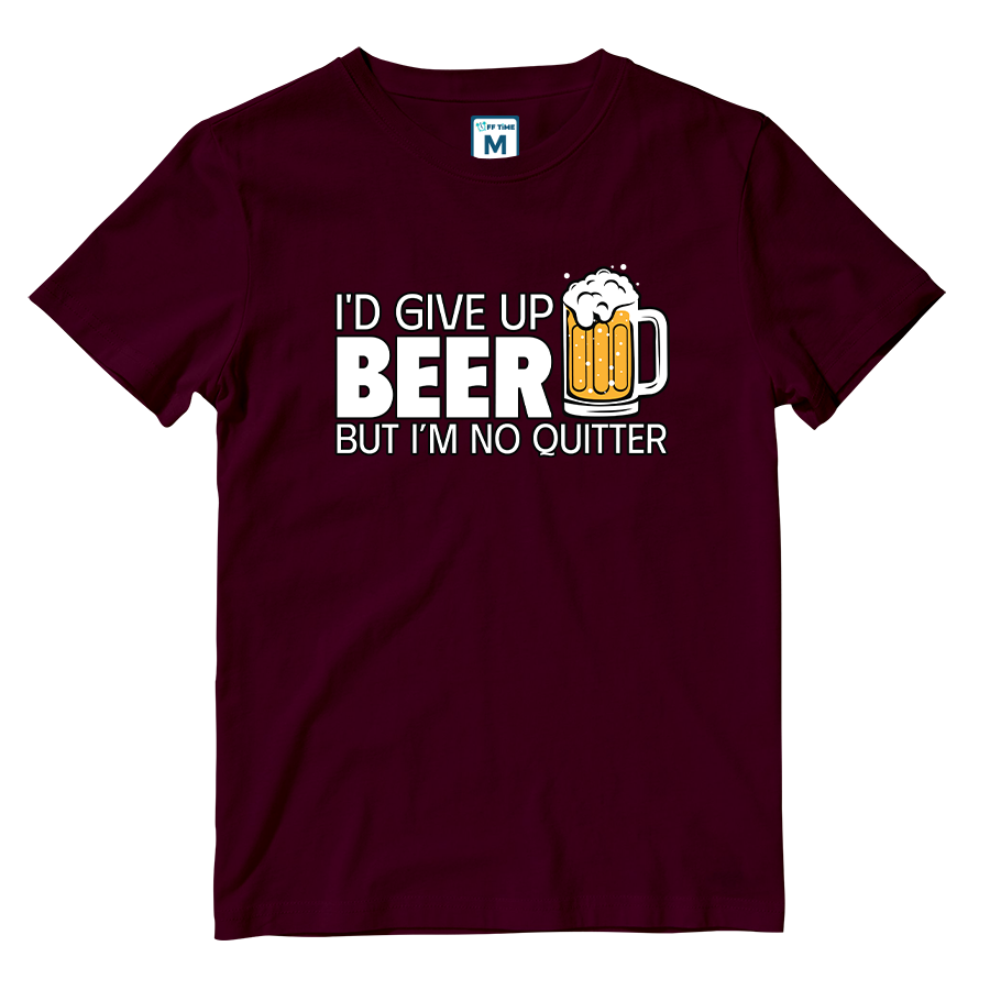 Cotton Shirt: No Quitter