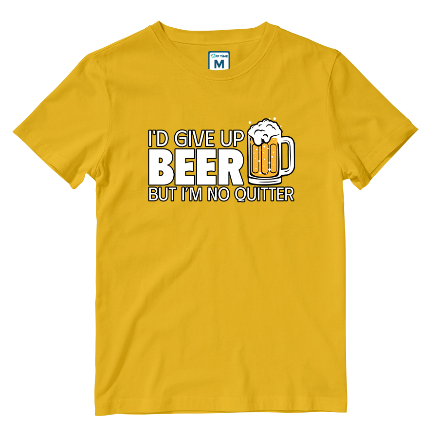 Cotton Shirt: No Quitter