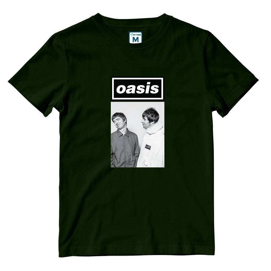 Cotton Shirt: Oasis Monochrome Photo