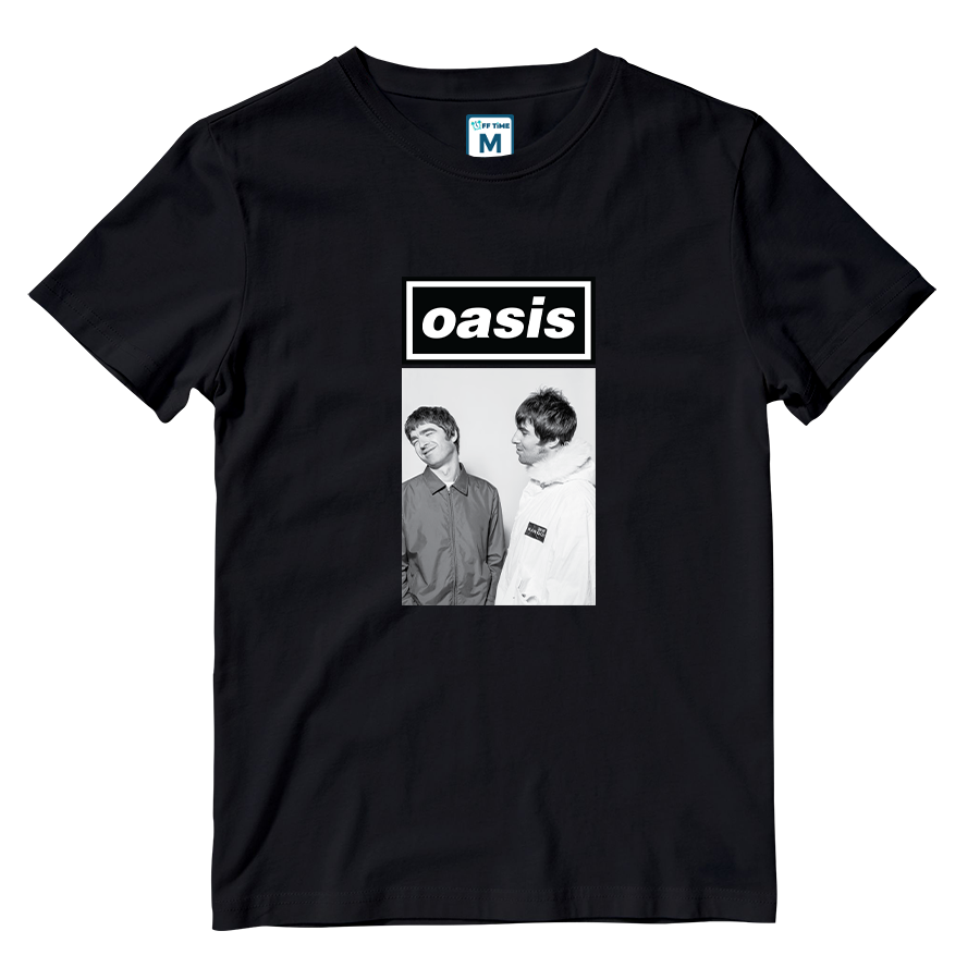 Cotton Shirt: Oasis Monochrome Photo
