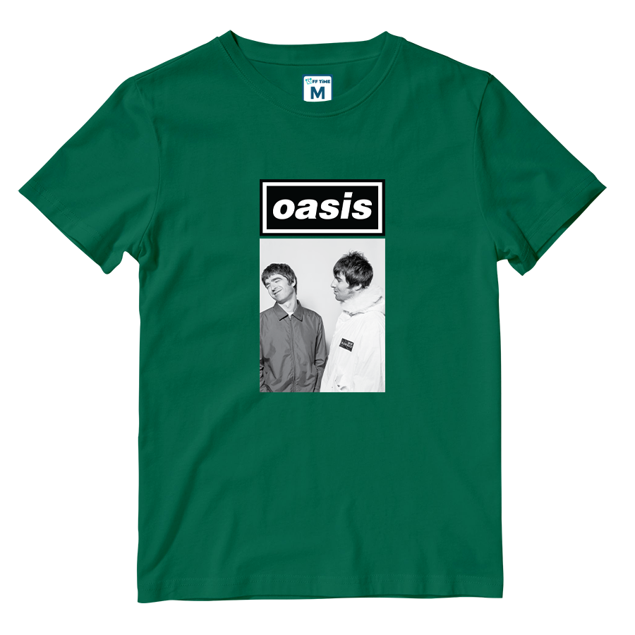 Cotton Shirt: Oasis Monochrome Photo