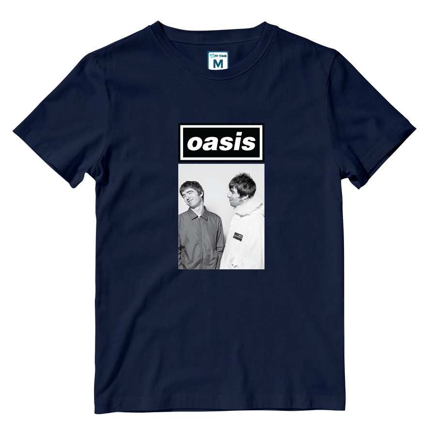 Cotton Shirt: Oasis Monochrome Photo