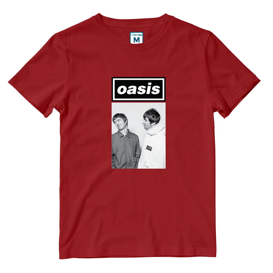 Cotton Shirt: Oasis Monochrome Photo