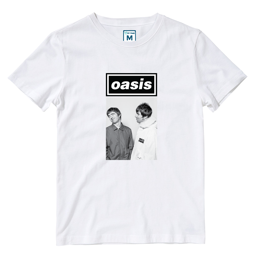 Cotton Shirt: Oasis Monochrome Photo
